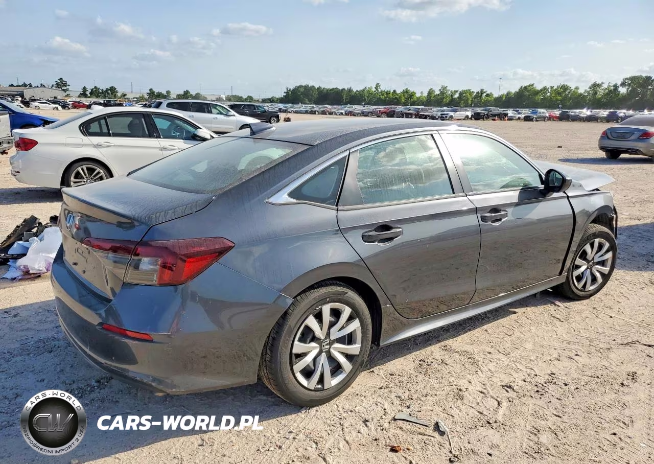 2025 Honda Civic Lx VIN:2HGFE2F24SH603422 - 3
