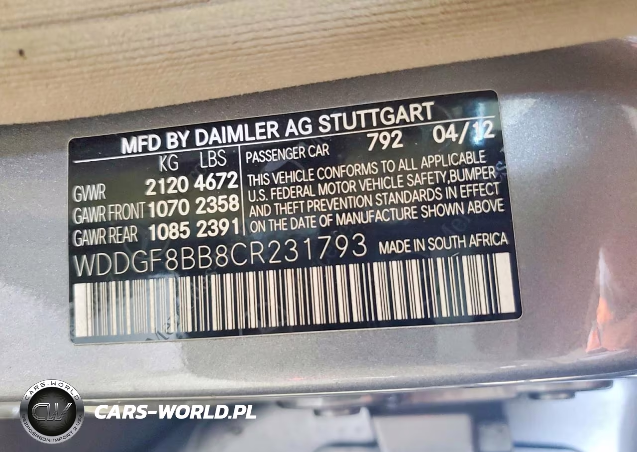 2012 Mercedes-Benz C 300 4Matic VIN:WDDGF8BB8CR231793 - 12