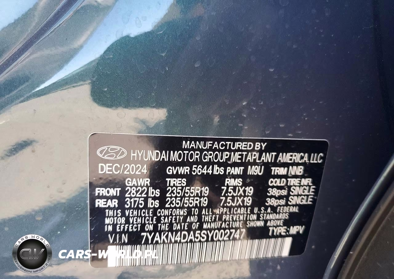 2025 Hyundai Ioniq 5 Sel VIN:7YAKN4DA5SY002747 - 12