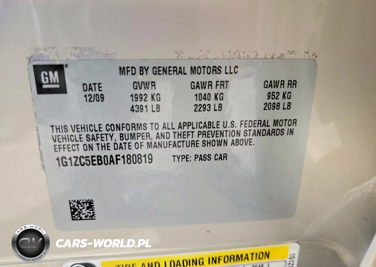 2010 Chevrolet Malibu 1Lt VIN:1G1ZC5EB0AF180819 - 13