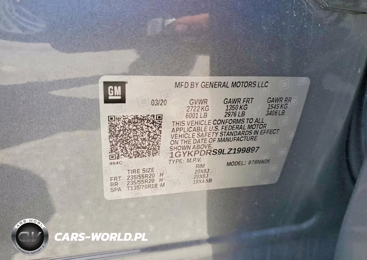 2020 Cadillac Xt6 Premium Luxury VIN:1GYKPDRS9LZ199897 - 13