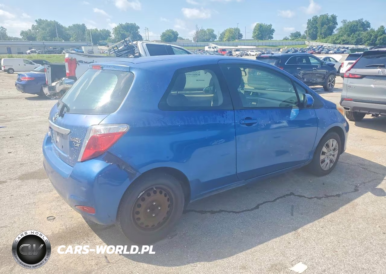 2014 Toyota Yaris 3-Door Le VIN:JTDJTUD30ED589459 - 3