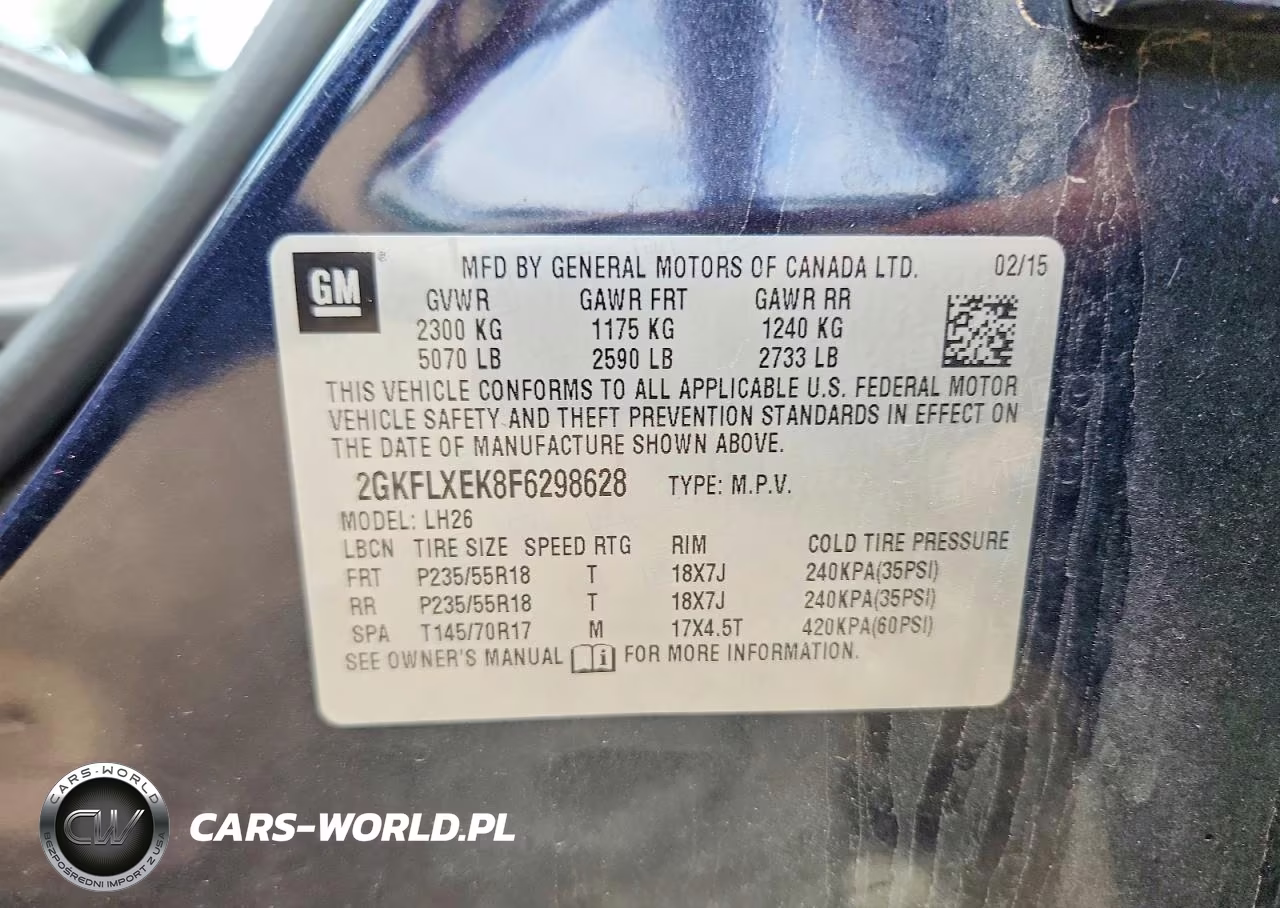 2015 GMC Terrain Slt VIN:2GKFLXEK8F6298628 - 13