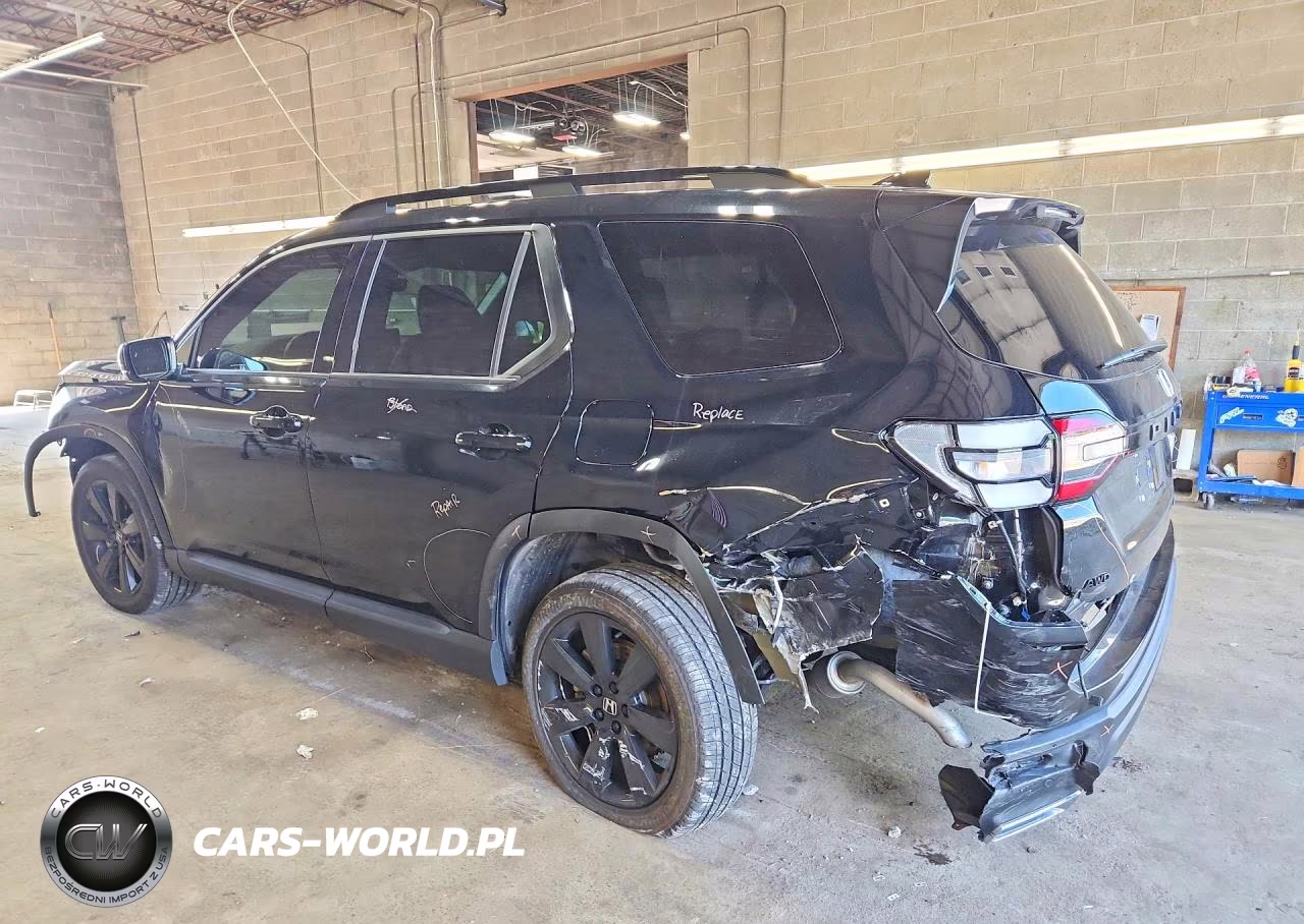 2025 Honda Pilot Black VIN:5FNYG1H92SB120040 - 2