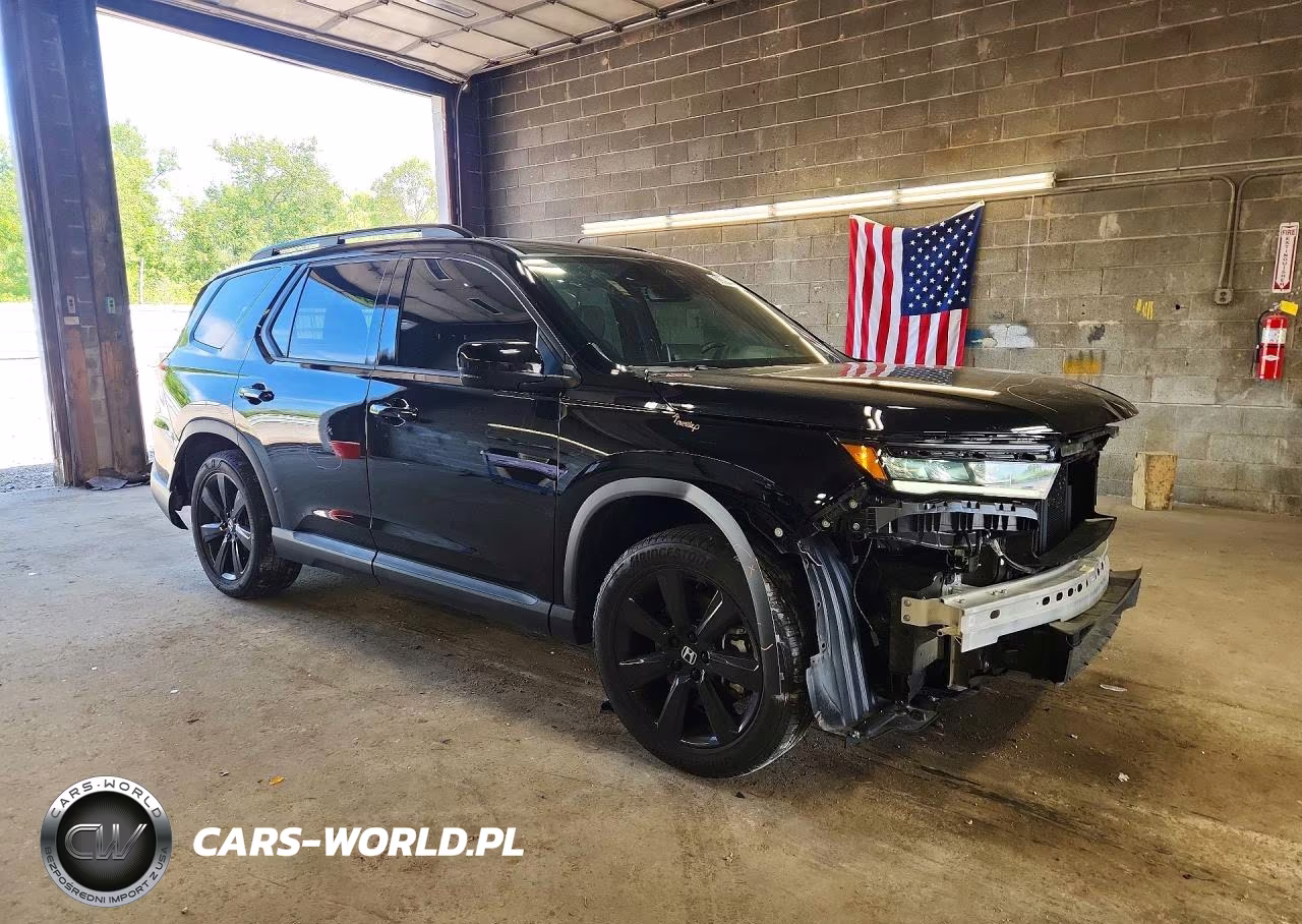 2025 Honda Pilot Black VIN:5FNYG1H92SB120040 - 4
