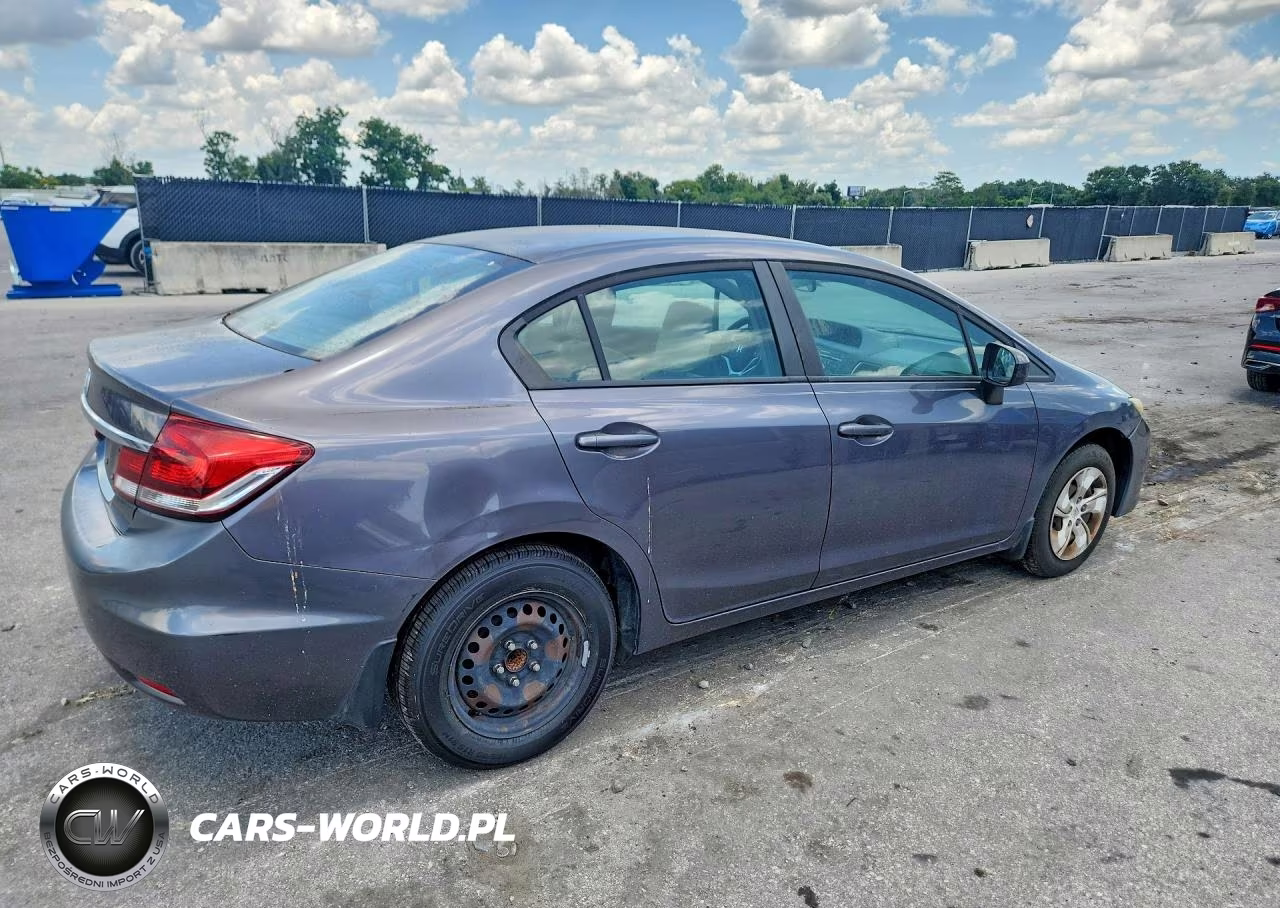 2014 Honda Civic Lx VIN:19XFB2F50EE043898 - 3