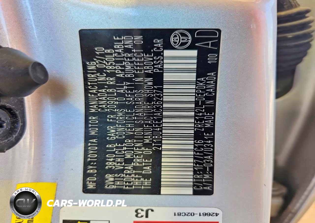 2010 Toyota Corolla Le VIN:2T1BU4EE1AC362371 - 13