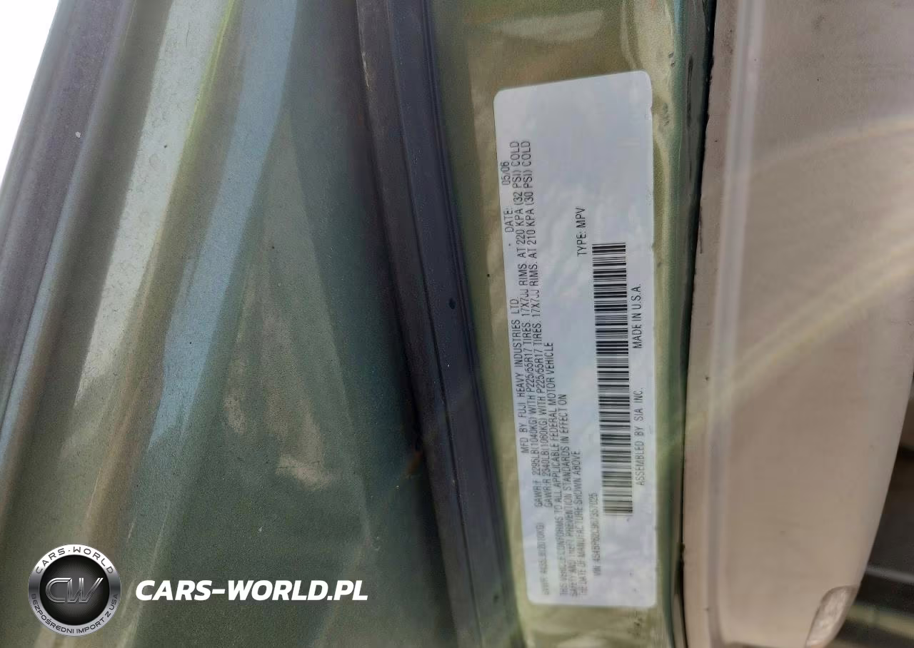 2006 Subaru Legacy Outback 2.5I Limited VIN:4S4BP62C967357025 - 12