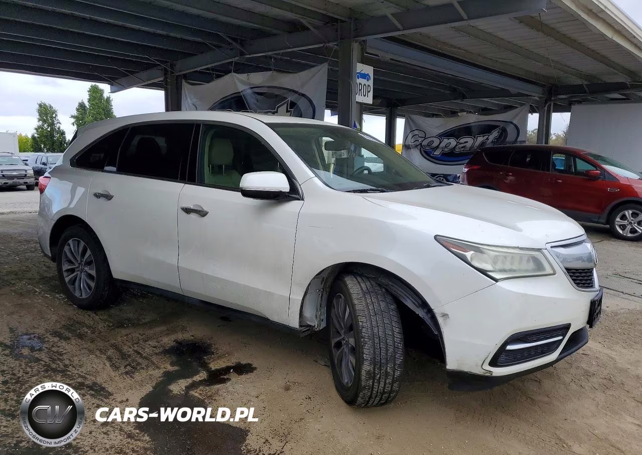 2014 Acura Mdx Technology VIN:5FRYD3H4XEB004340 - 4