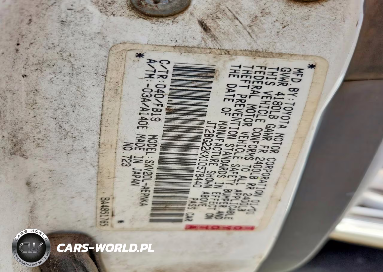 2001 Toyota Camry Ce VIN:JT2BG22KX10578440 - 12