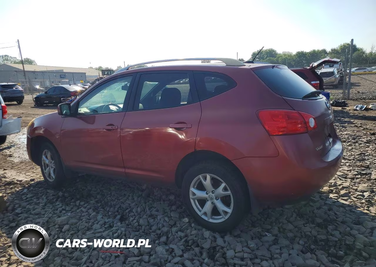 2008 Nissan Rogue Sl VIN:JN8AS58V08W139988 - 2