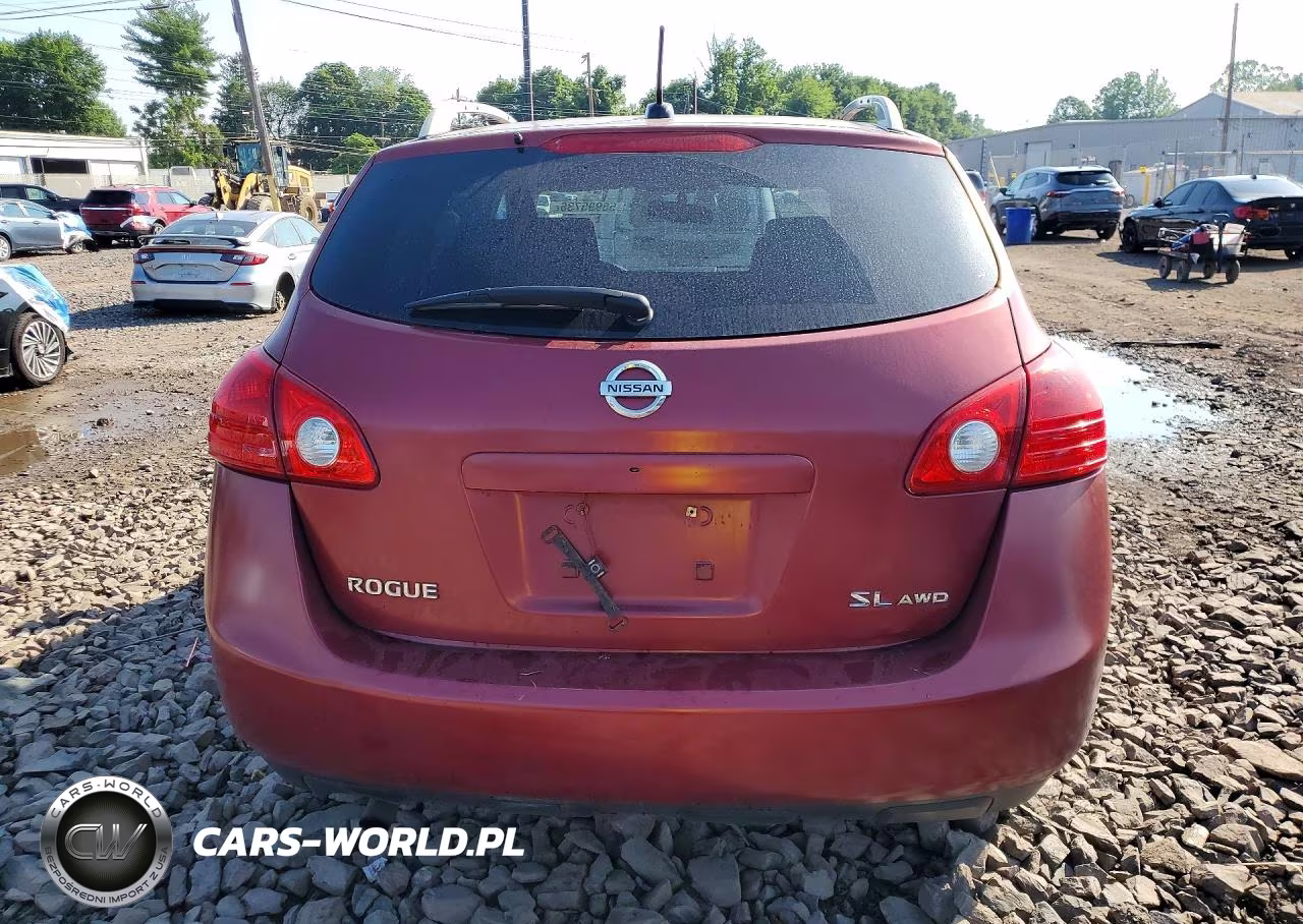 2008 Nissan Rogue Sl VIN:JN8AS58V08W139988 - 6