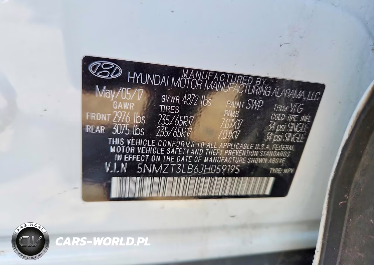 2018 Hyundai Santa Fe Sport 2.4L VIN:5NMZT3LB6JH059195 - 12
