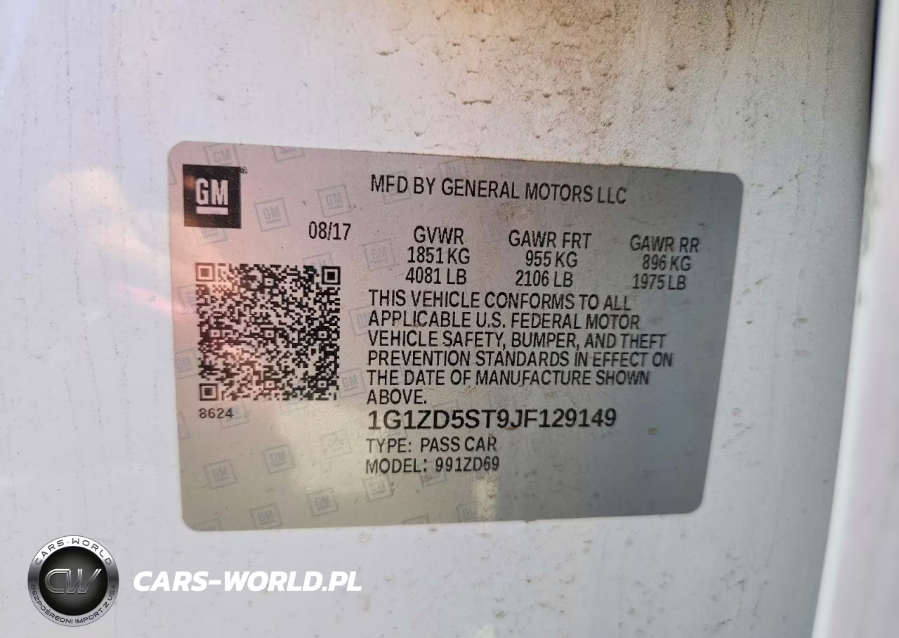 2018 Chevrolet Malibu VIN:1G1ZD5ST9JF129149 - 12