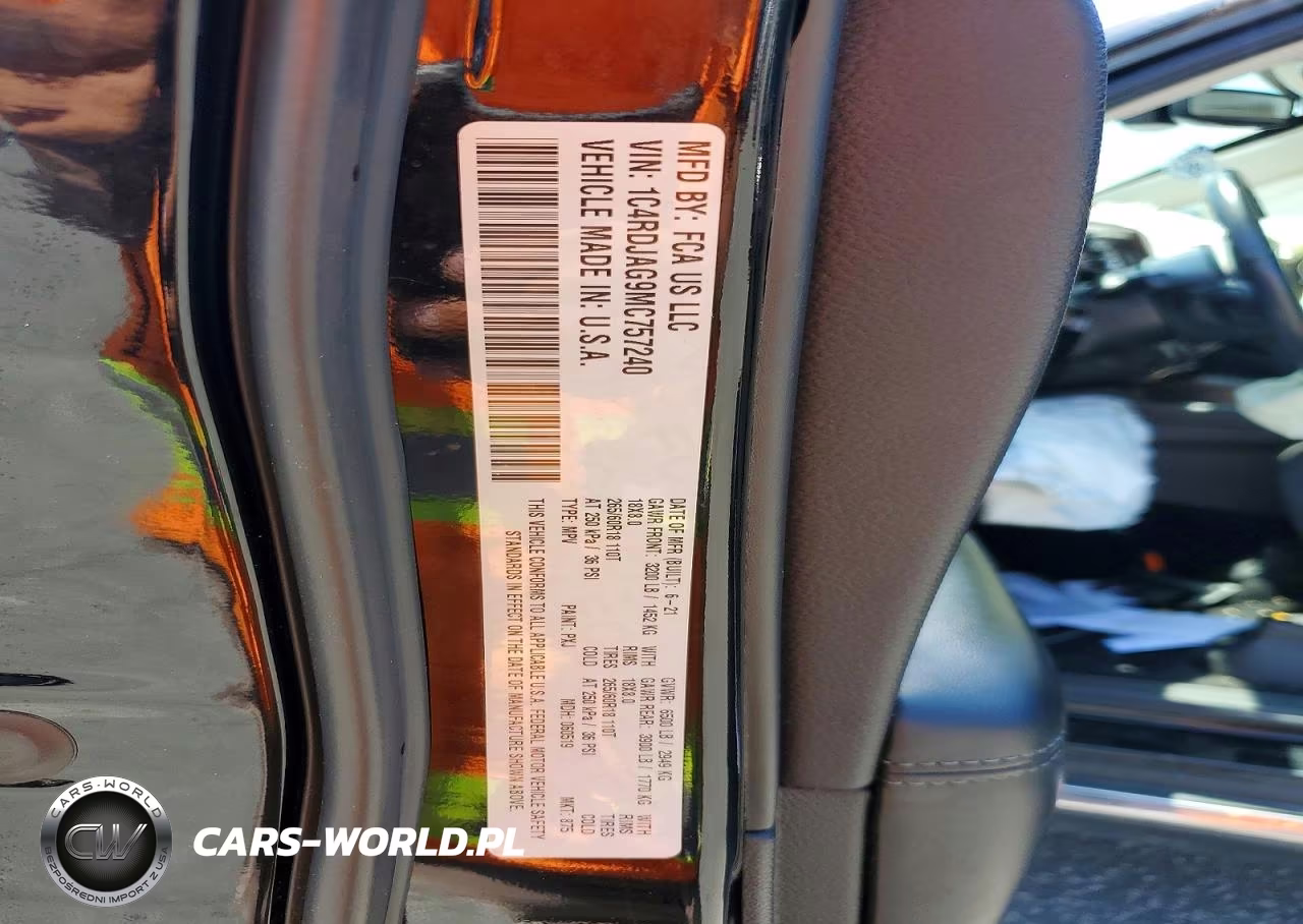 2021 Dodge Durango Sxt VIN:1C4RDJAG9MC757240 - 13