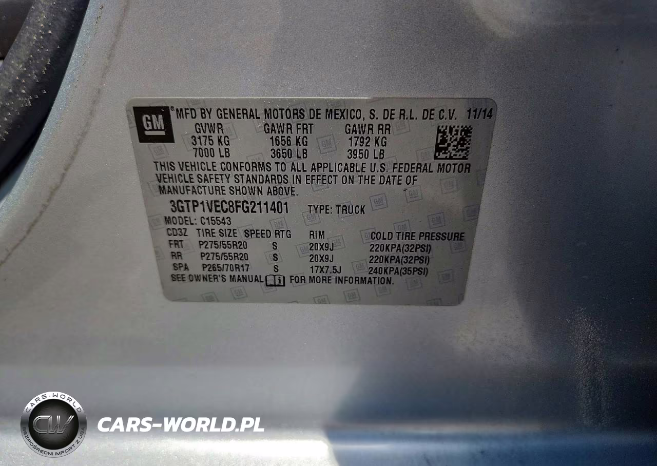 2015 GMC Sierra C1500 Slt VIN:3GTP1VEC8FG211401 - 12