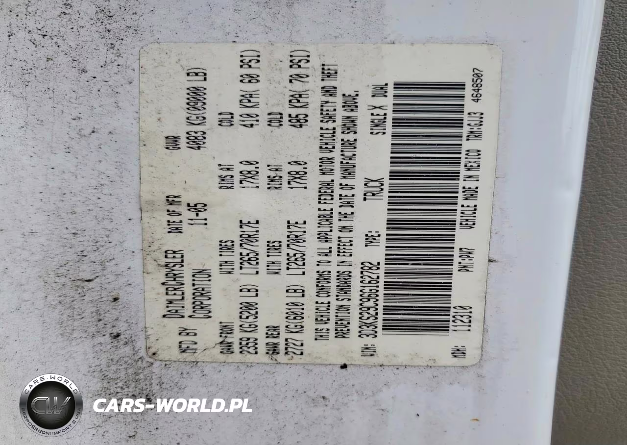 2006 Dodge Ram 2500 VIN:3D3KS29C96G162782 - 12