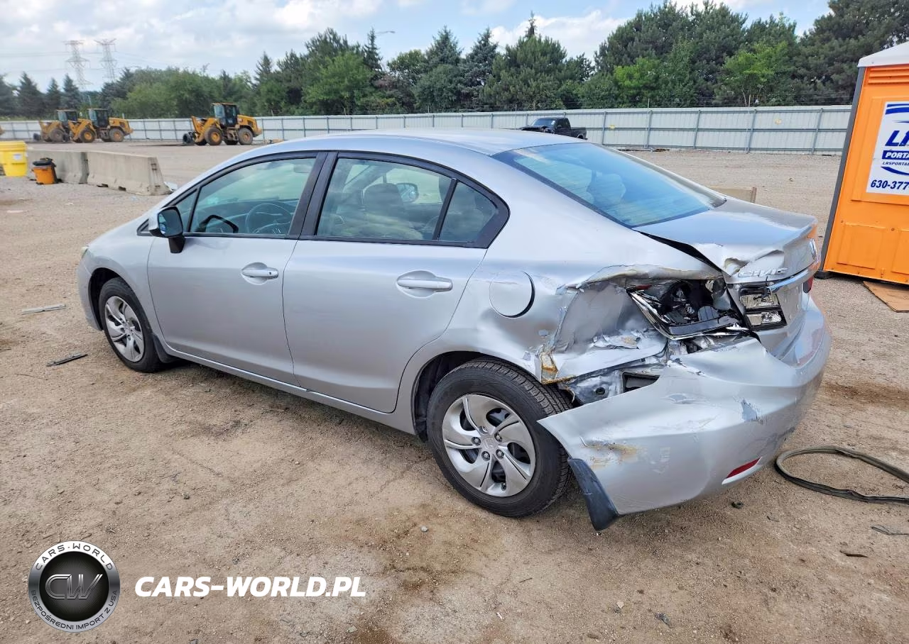 2013 Honda Civic Lx VIN:19XFB2F53DE078546 - 2