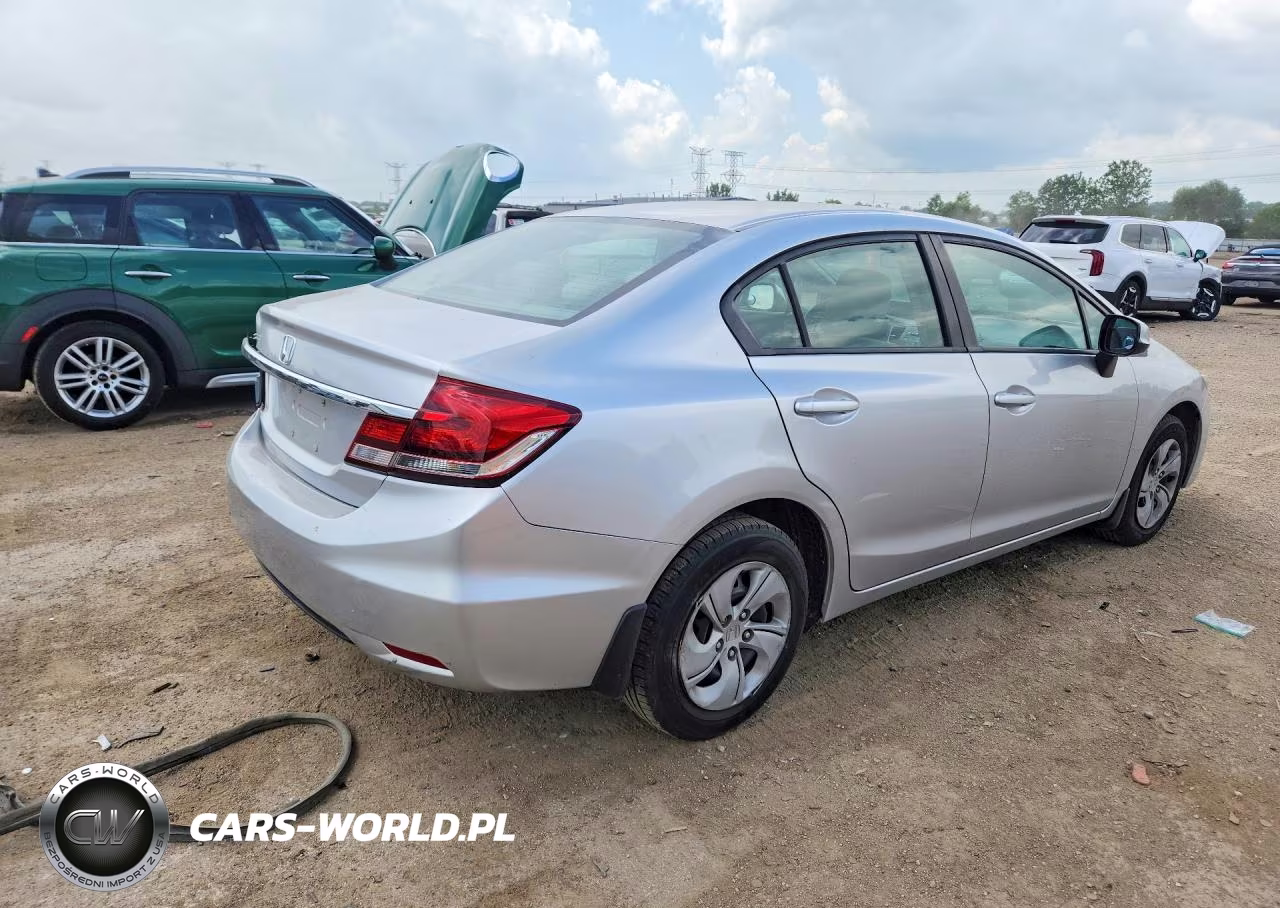 2013 Honda Civic Lx VIN:19XFB2F53DE078546 - 3