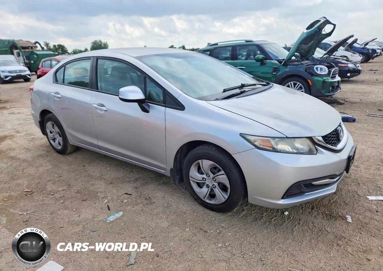2013 Honda Civic Lx VIN:19XFB2F53DE078546 - 4
