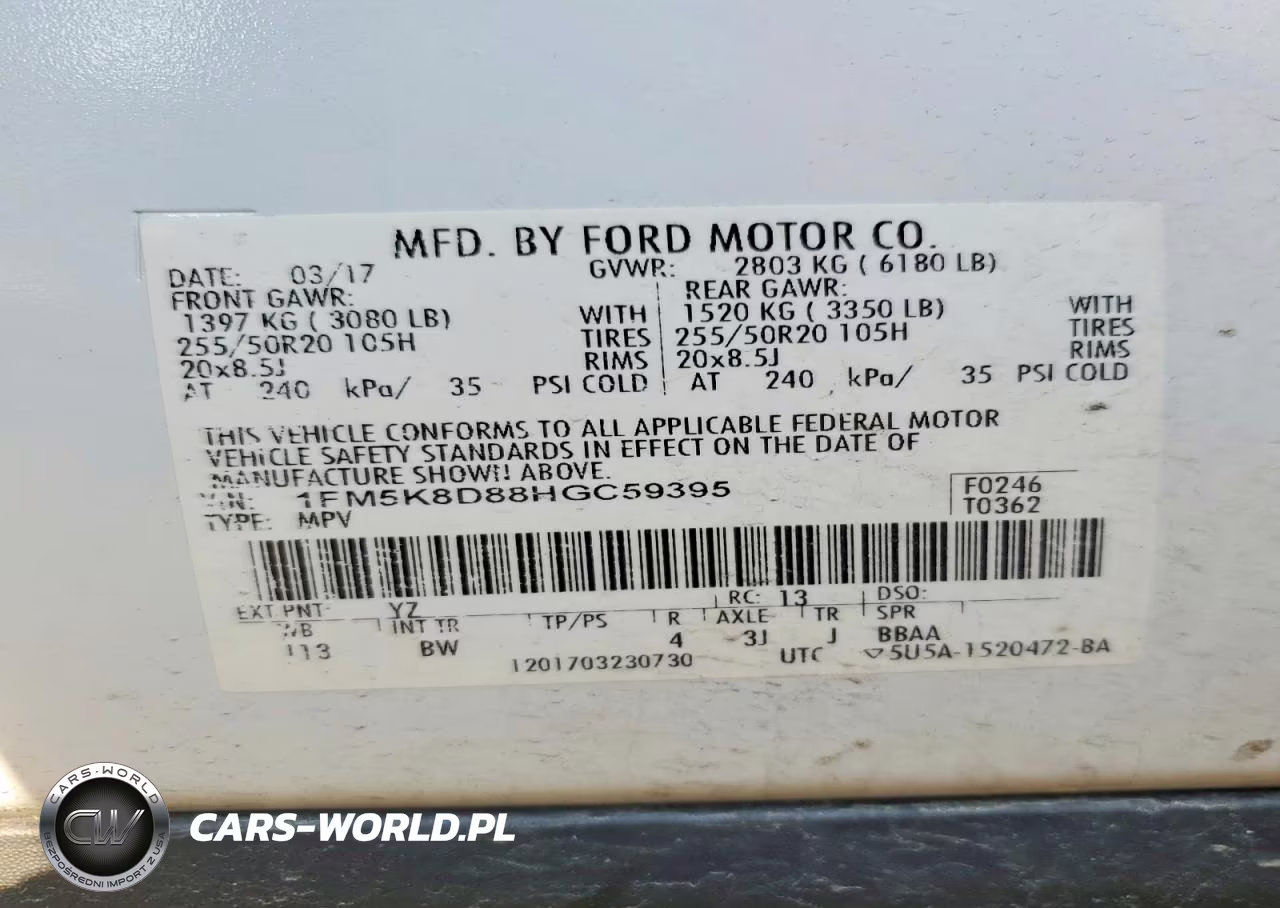 2017 Ford Explorer Xlt VIN:1FM5K8D88HGC59395 - 13
