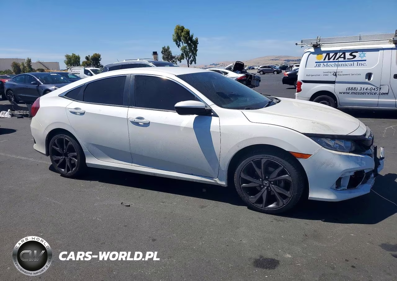 2019 Honda Civic Sport VIN:2HGFC2F88KH536835 - 4