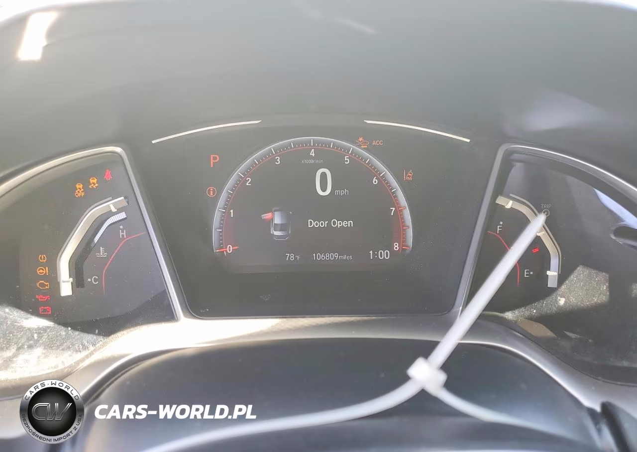 2019 Honda Civic Sport VIN:2HGFC2F88KH536835 - 9