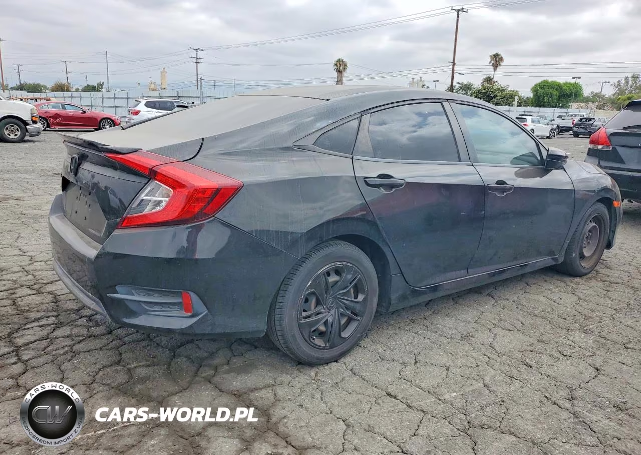 2020 Honda Civic Lx VIN:19XFC2F62LE205825 - 3