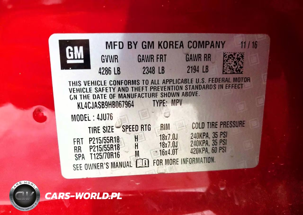 2017 Buick Encore Preferred VIN:KL4CJASB9HB067964 - 12