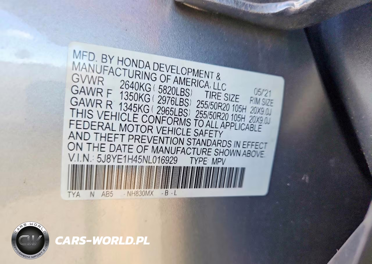 2022 Acura Mdx Technology VIN:5J8YE1H45NL016929 - 13