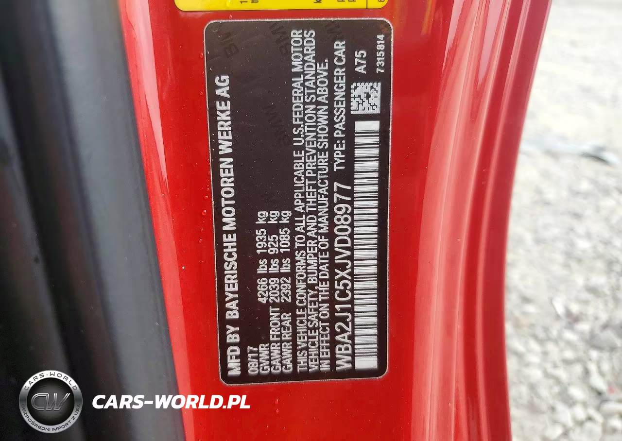 2018 BMW 230I VIN:WBA2J1C5XJVD08977 - 12