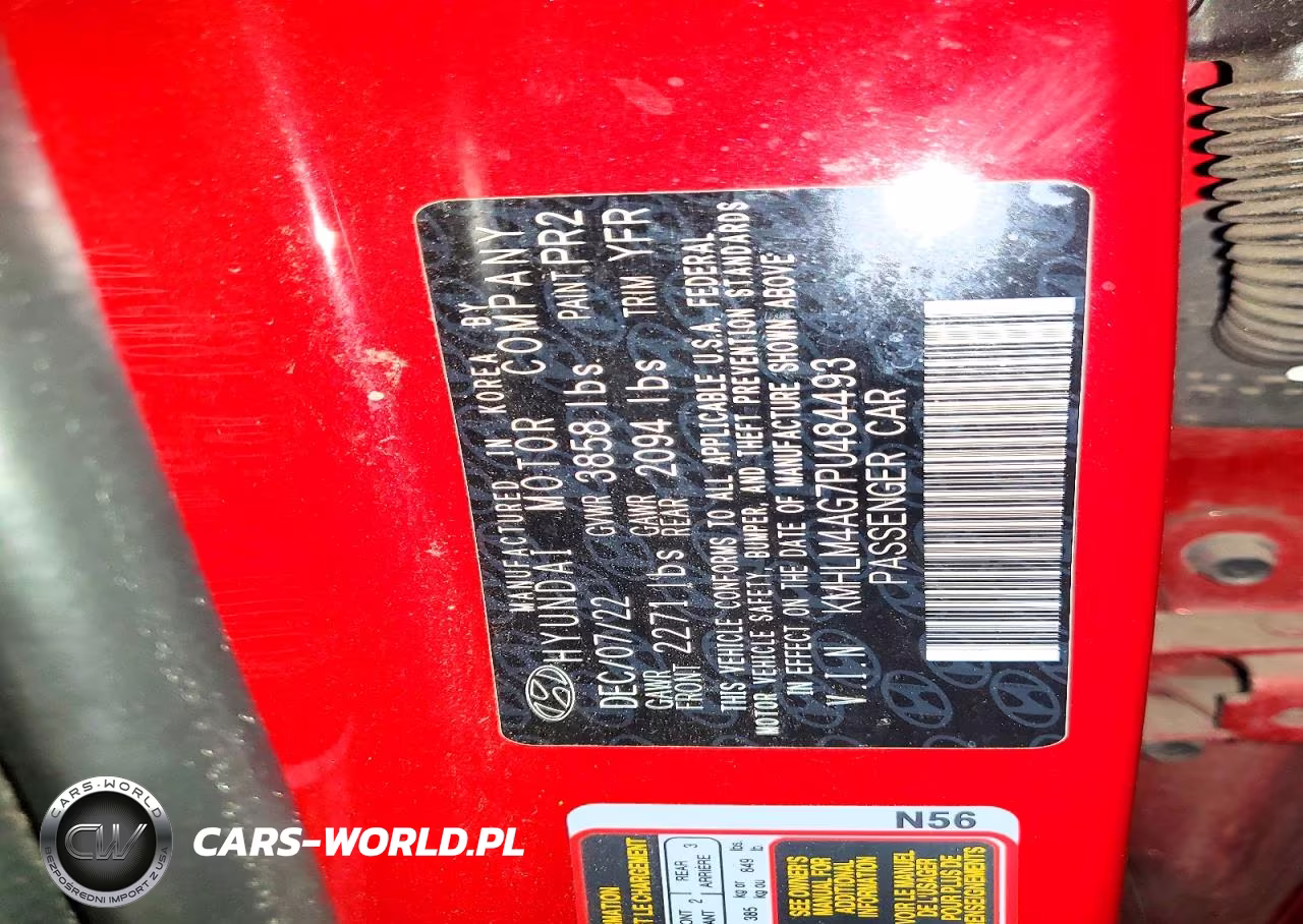 2023 Hyundai Elantra Sel VIN:KMHLM4AG7PU484493 - 12