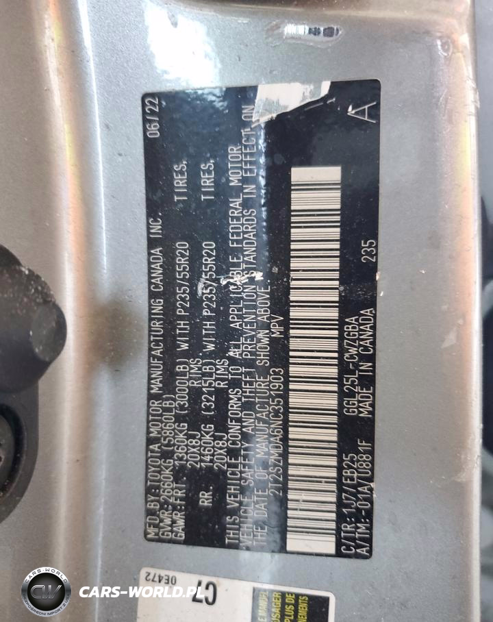 2022 LEXUS RX 350 F-S 350 F SPORT VIN:2T2SZMDA6NC351903 - 12