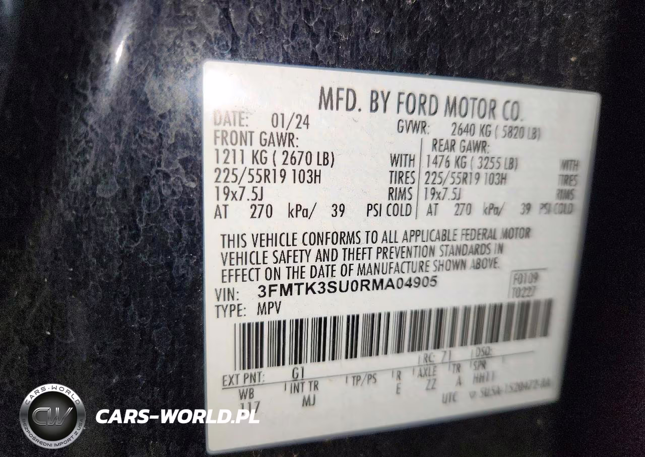 2024 Ford Mustang Mach-E Premium VIN:3FMTK3SU0RMA04905 - 13