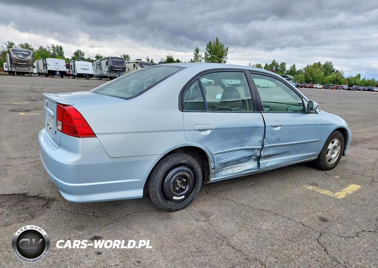 2004 Honda Civic Hybrid VIN:JHMES95664S000630 - 3