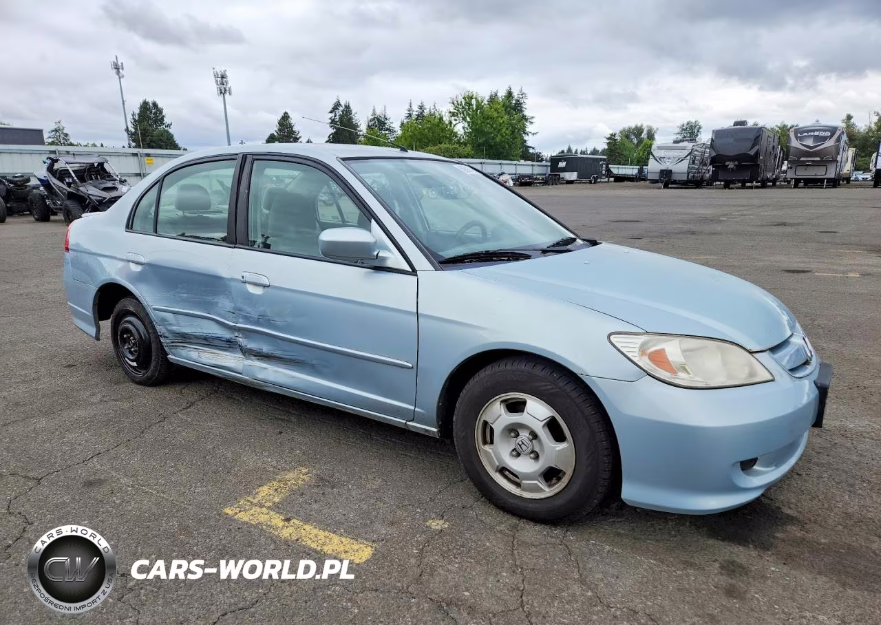 2004 Honda Civic Hybrid VIN:JHMES95664S000630 - 4