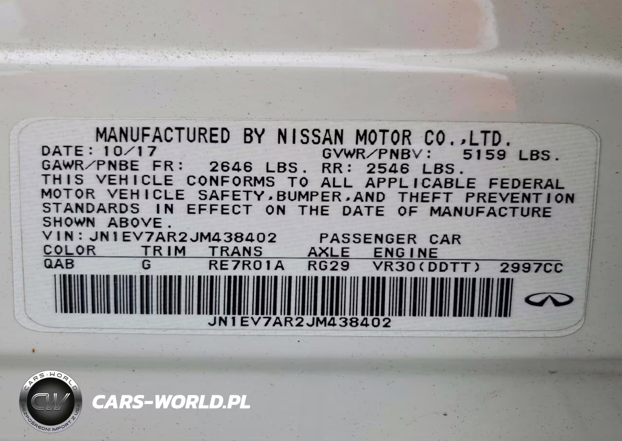 2018 Infiniti Q50 3.0T Sport VIN:JN1EV7AR2JM438402 - 13