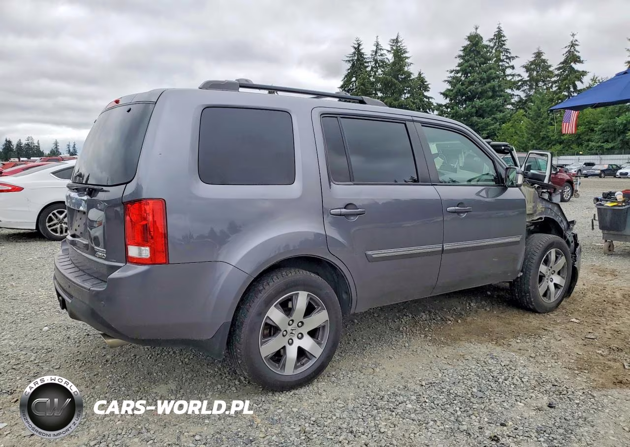 2015 Honda Pilot Touring VIN:5FNYF4H90FB025227 - 3
