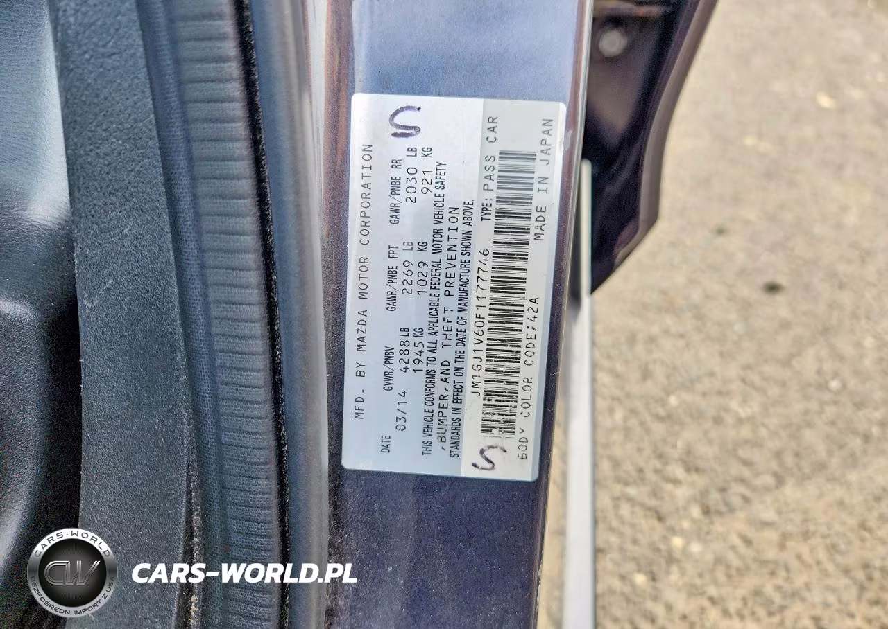 2015 Mazda 6 Touring VIN:JM1GJ1V60F1177746 - 12