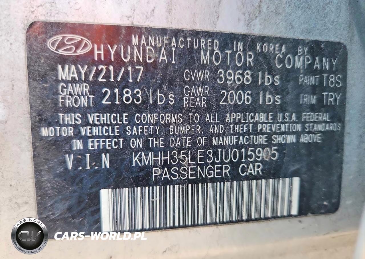 2018 Hyundai Elantra Gt Base VIN:KMHH35LE3JU015905 - 12