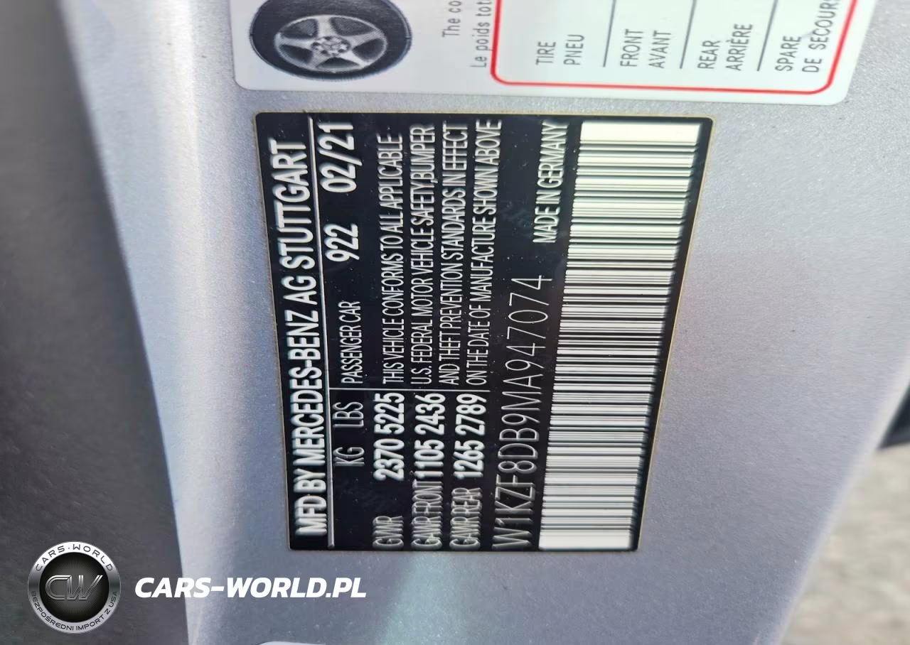 2021 Mercedes-Benz E 350 VIN:W1KZF8DB9MA947074 - 12