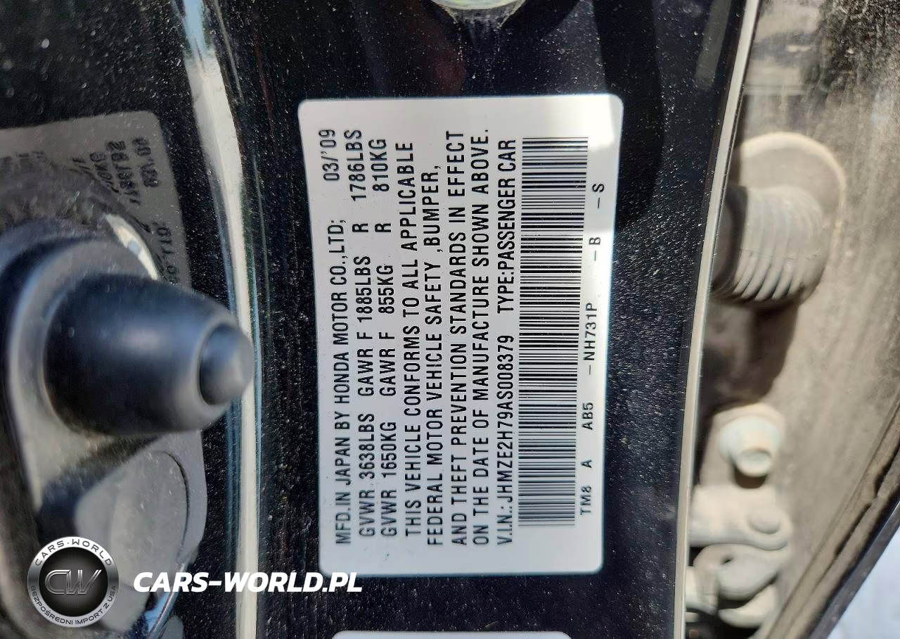 2010 Honda Insight Ex VIN:JHMZE2H79AS008379 - 12