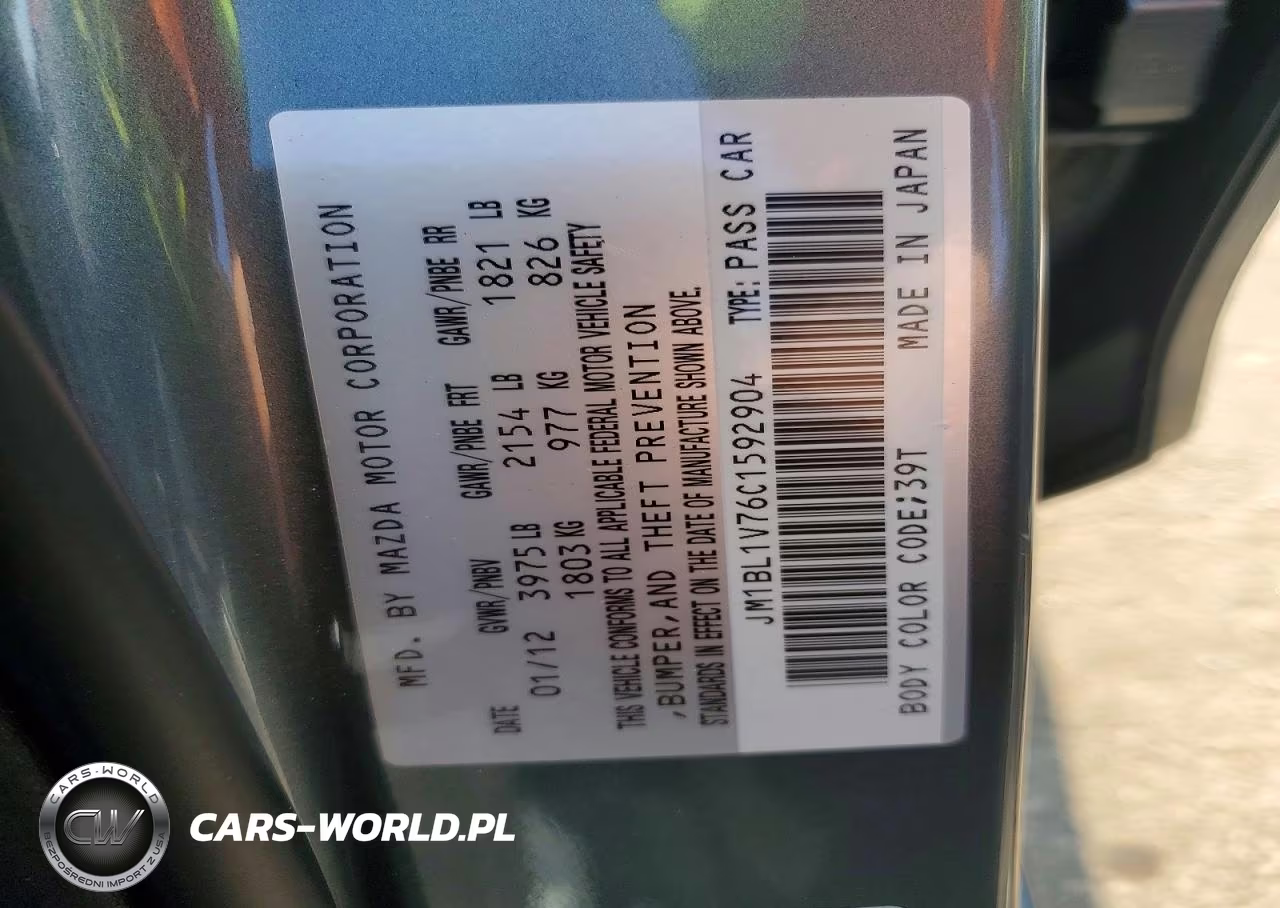 2012 Mazda 3 I VIN:JM1BL1V76C1592904 - 12
