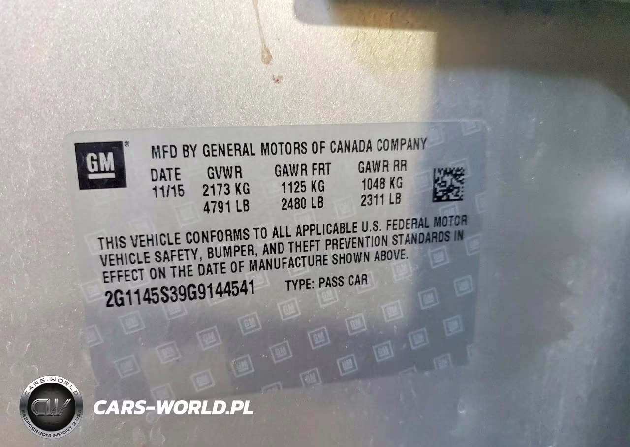 2016 Chevrolet Impala Ltz VIN:2G1145S39G9144541 - 12