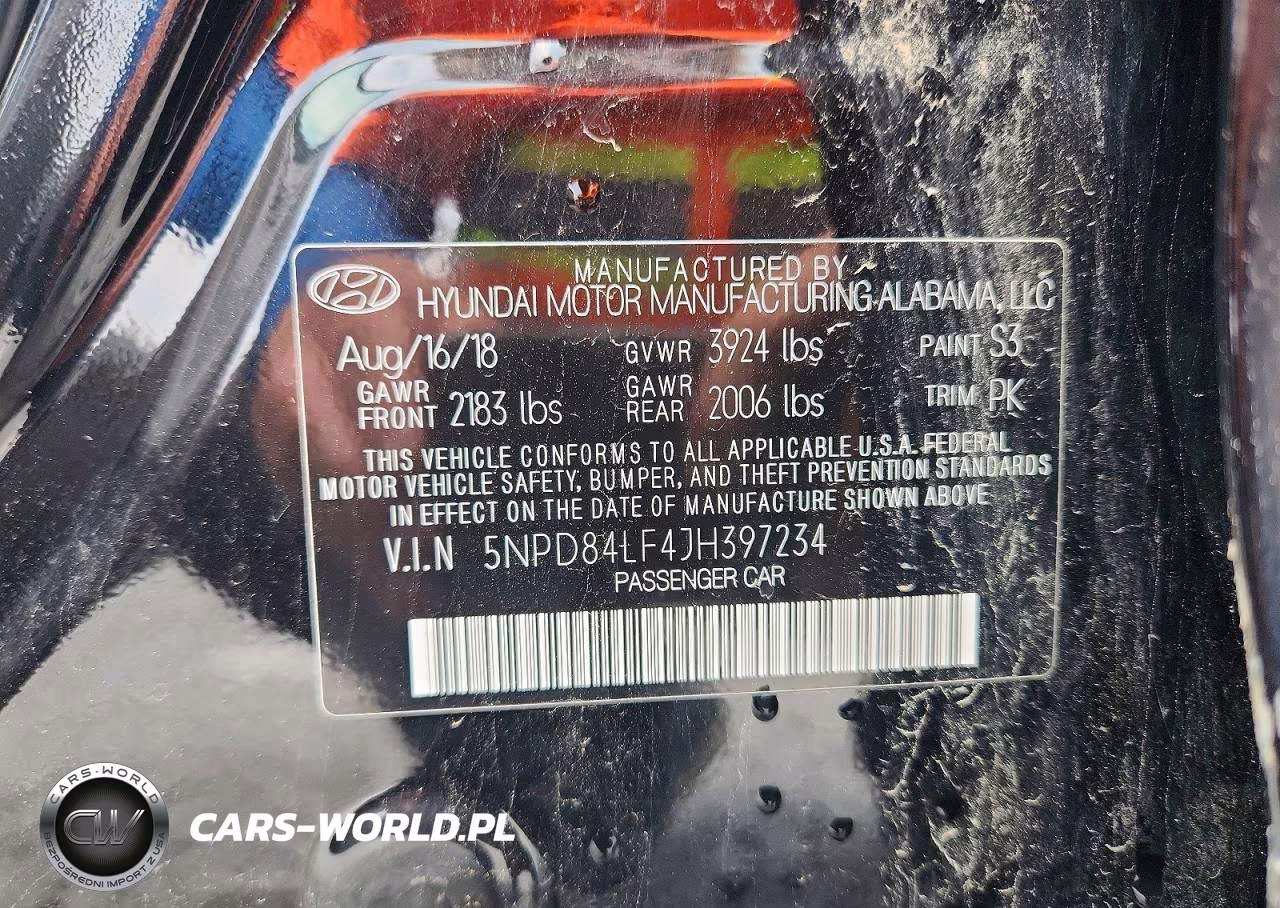 2018 Hyundai Elantra Sel VIN:5NPD84LF4JH397234 - 12