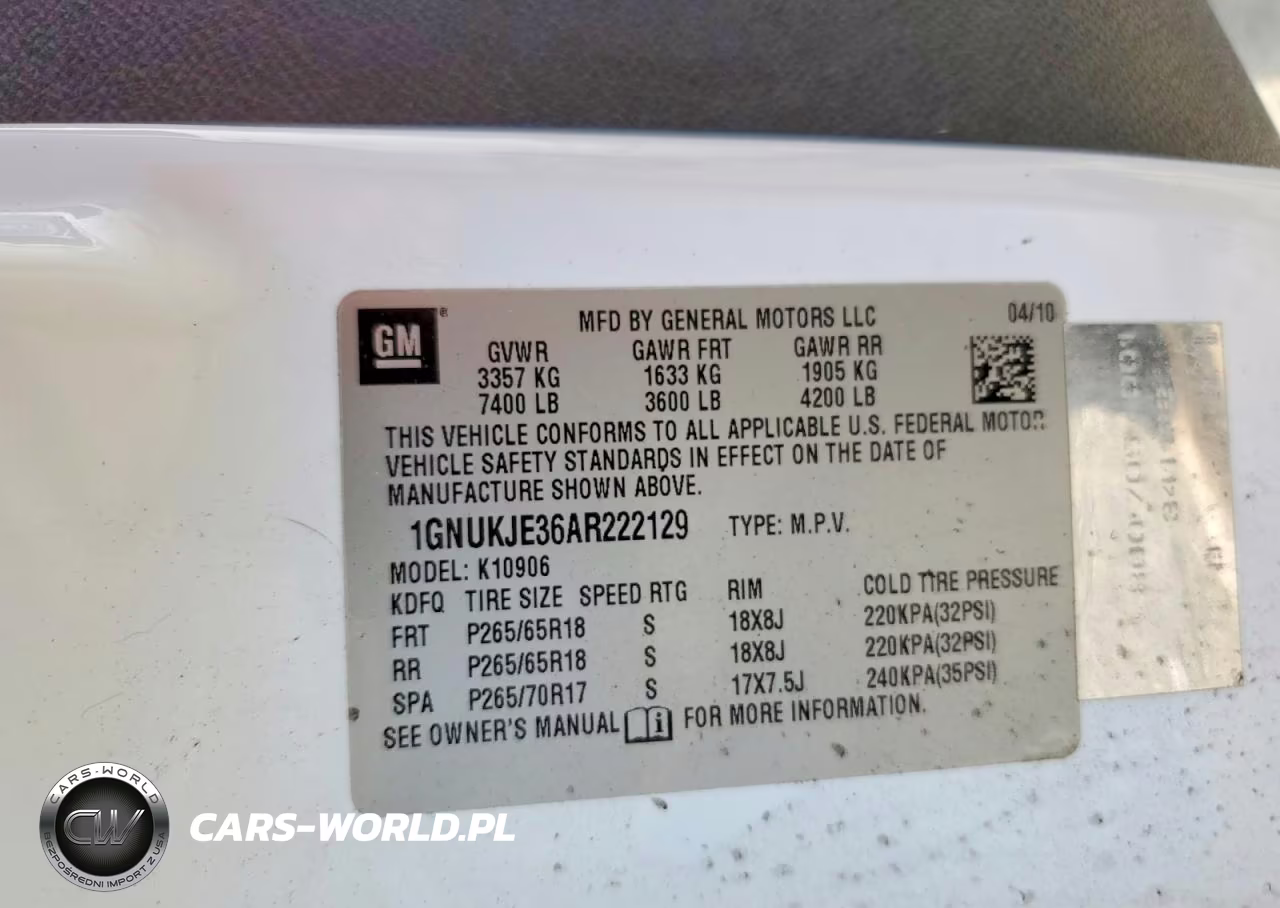 2010 Chevrolet Suburban K1500 Lt VIN:1GNUKJE36AR222129 - 13