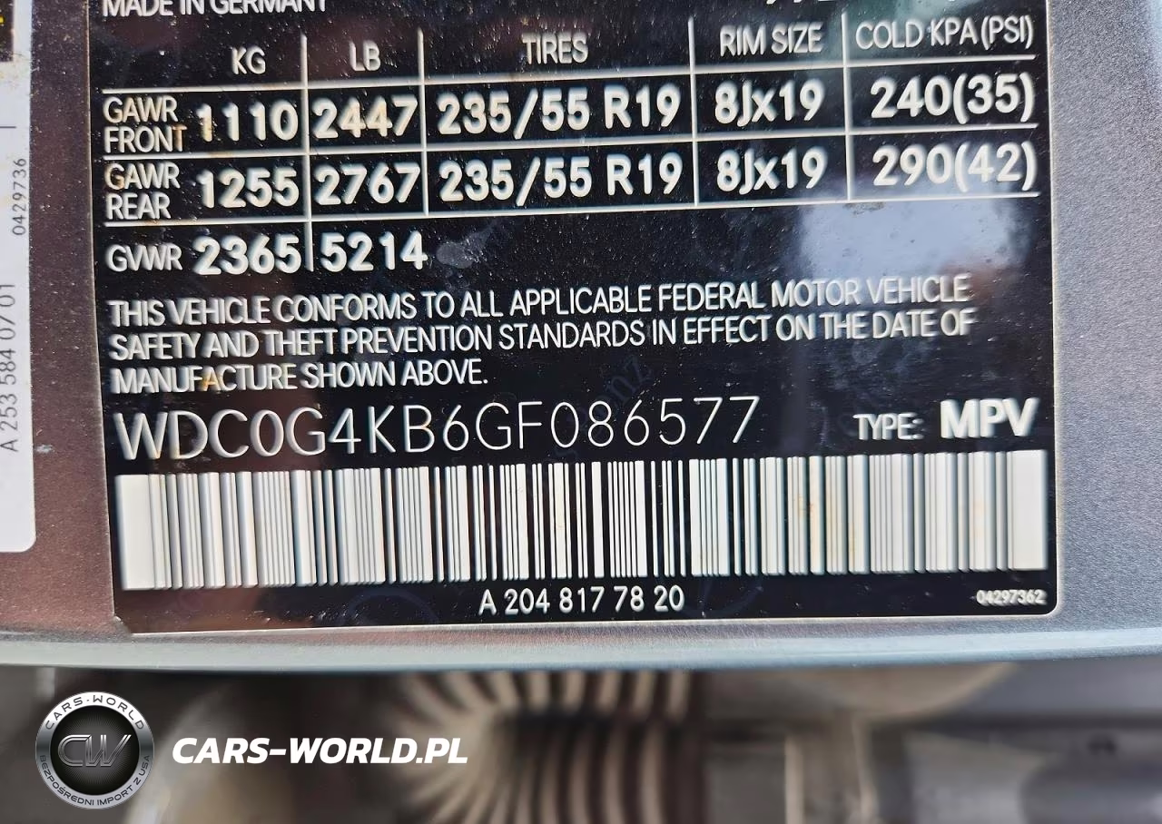 2016 Mercedes-Benz Glc 300 4Matic VIN:WDC0G4KB6GF086577 - 13