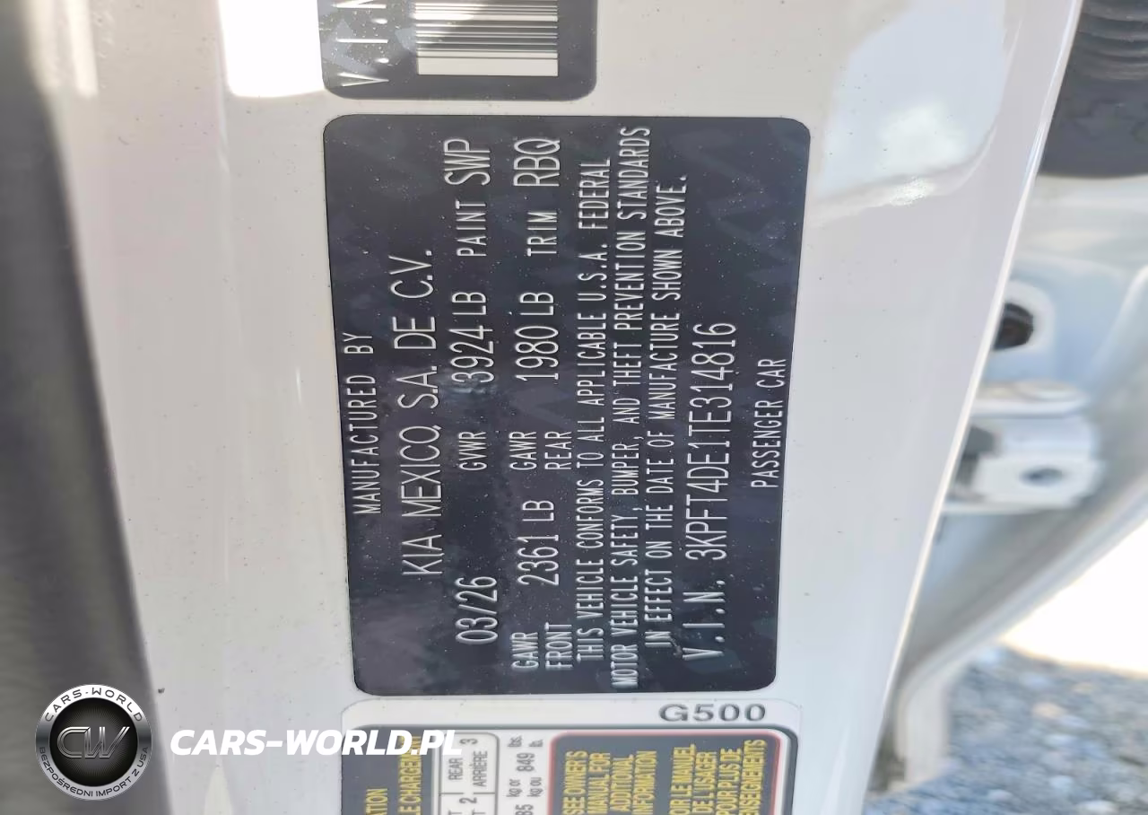2026 Kia K4 Lxs VIN:3KPFT4DE1TE314816 - 13