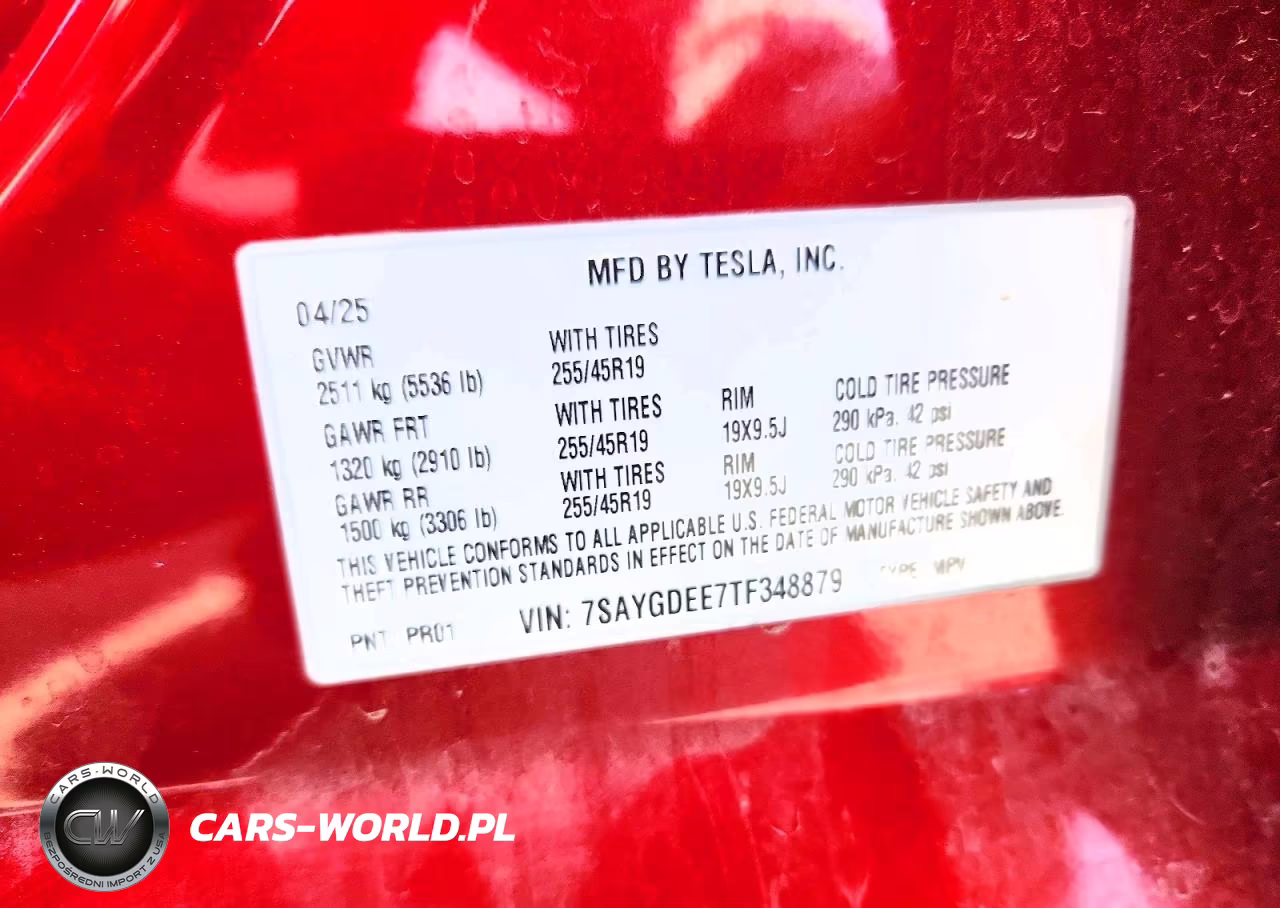 2026 Tesla Model Y VIN:7SAYGDEE7TF348879 - 12