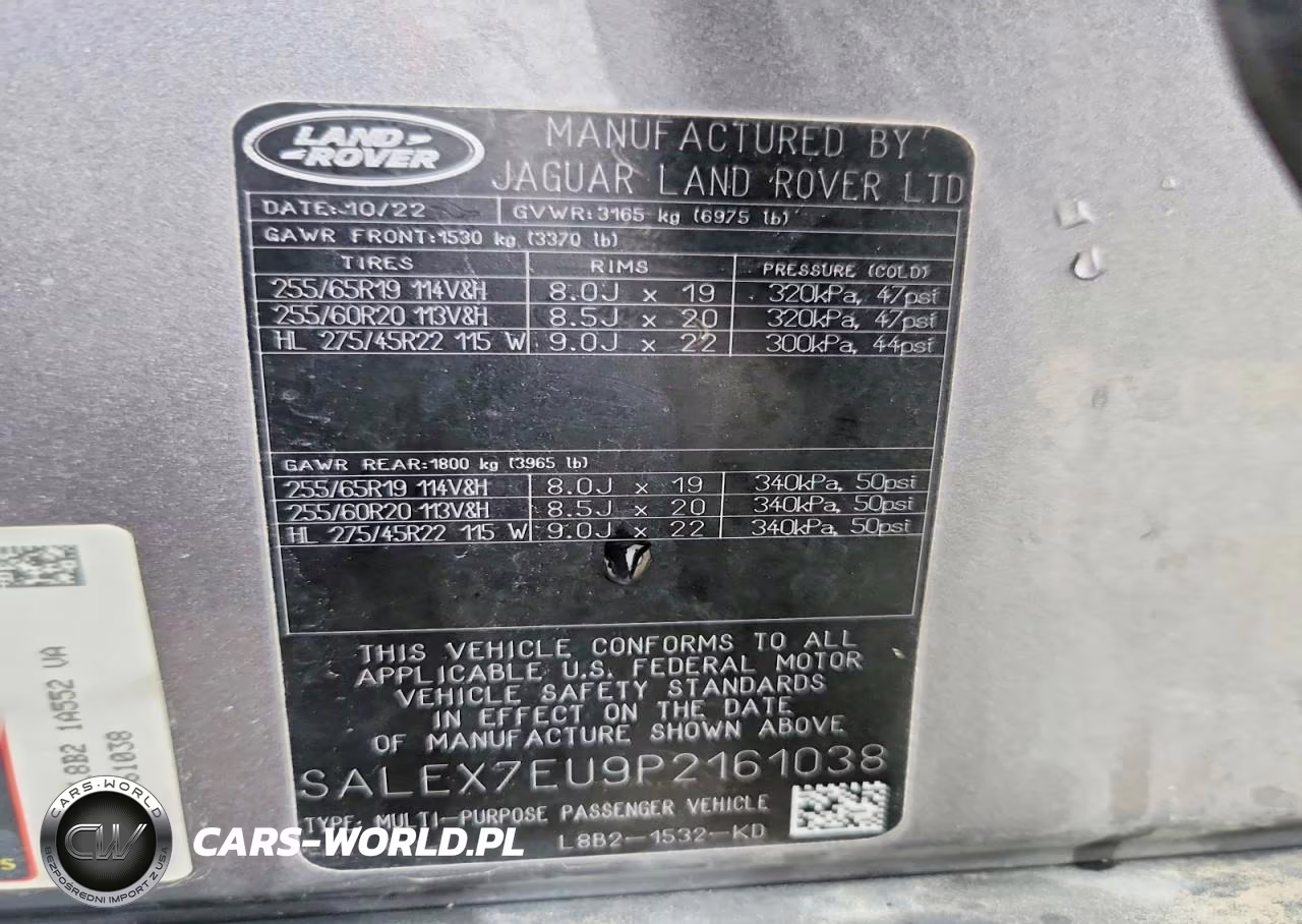 2023 Land Rover Defender 110 X VIN:SALEX7EU9P2161038 - 13